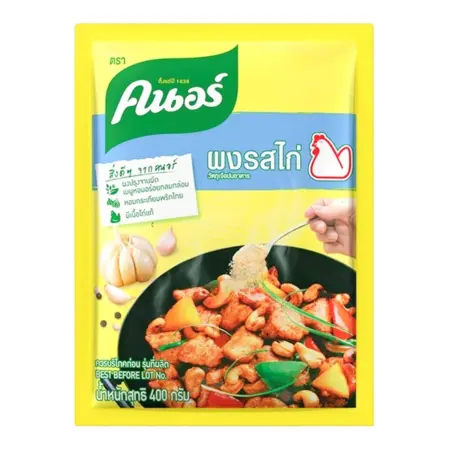 คนอร์ ผงรสไก่ (ซองใหญ่ ขนาด 400 กรัม)