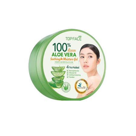 เจลว่านหางจระเข้ Topface Aloe vera อะโล เวร่า ซูทติ้ง แอนด์ มอยส์เจอร์ เจล 300 กรัม