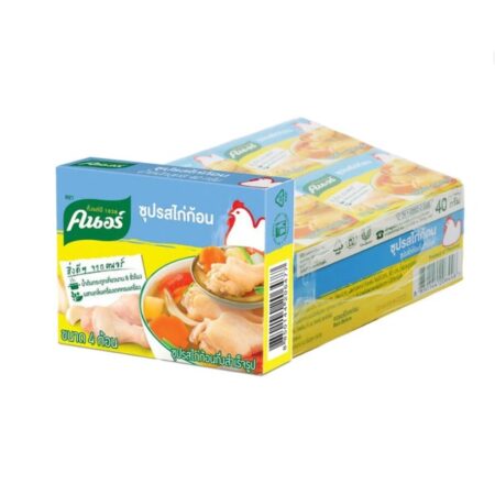 คนอร์ ซุปก้อนไก่ 40 ก. 12 ชิ้น