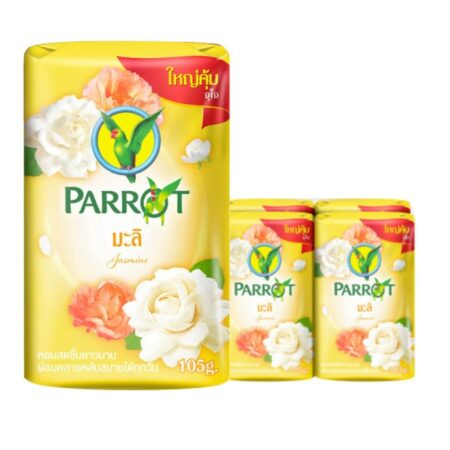 แพรอท สบู่ก้อน กลิ่นมะลิ สีเหลือง 105 ก. x 4