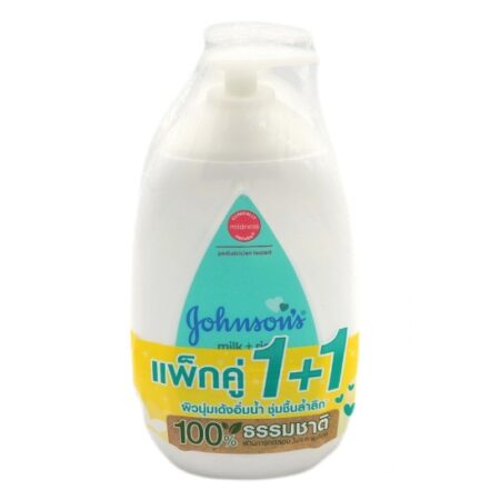 จอห์นสัน มิลค์แอนด์ไรซ์ เบบี้ โลชั่น 500 มล. x 2