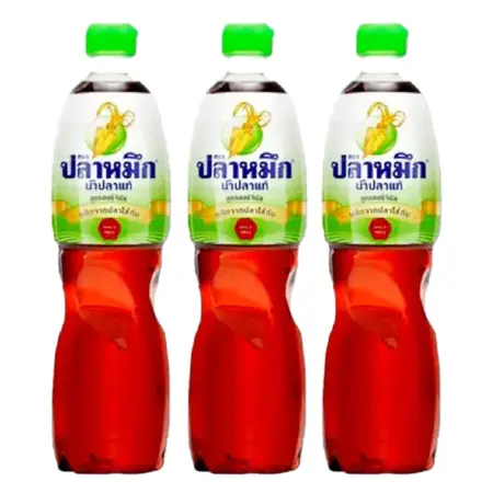 น้ำปลาแท้ ตราปลาหมึก 700 มล. x 3