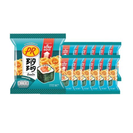 พีอาร์ ข้าวเกรียบ รสสาหร่าย 18 g x 12