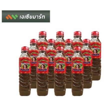 แม่บุญล้ำ น้ำปลาร้า ฝาแดง 400 มล. (12 ขวด)