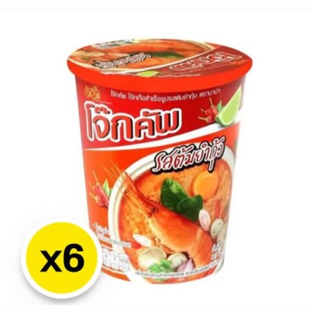 มาม่า โจ๊กคัพกึ่งสำเร็จรูป รสต้มยำกุ้ง 45 ก. x 6