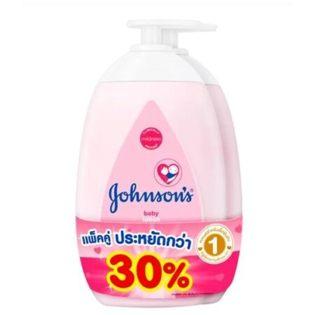 จอห์นสัน โลชั่น ชมพู 500 มล. x 2