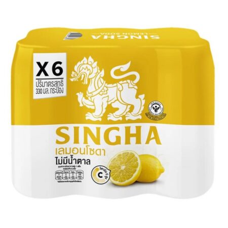 สิงห์ เลมอนโซดา 330 มล. x 6