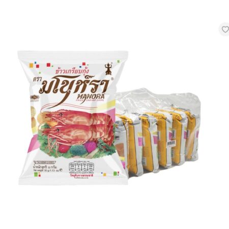 มโนห์รา ข้าวเกรียบกุ้งทอด 35 ก. x 6