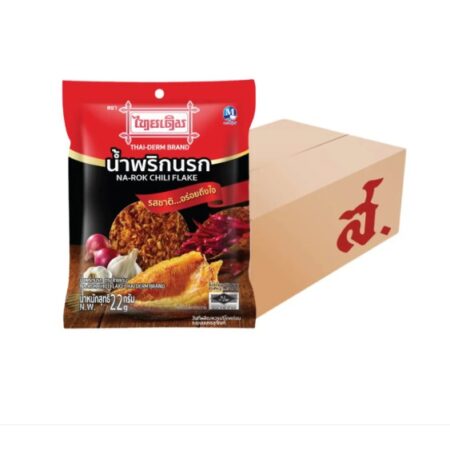 น้ำพริกนรก ตราไทยเดิม 22 กรัม (72 ซอง/ลัง)