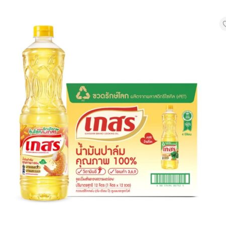 เกสร น้ำมันปาล์ม 1 ล. 12 ขวด