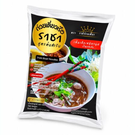 ราชาก๋วยเตี๋ยว​เรือ​ 6 ห่อ เส้นเล็ก 110กรัม