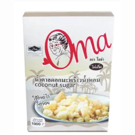 น้ำตาลดอกมะพร้าว ตราโอม่า ขนาด1กิโลกรัม